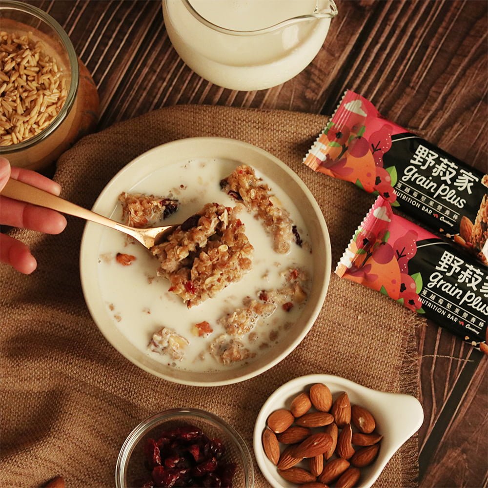 【野菽家】堅果營養棒_蔓越莓/蜂蜜檸檬/海苔藜麥(7條/盒) 8 05 nuts nutrition bar grain plus