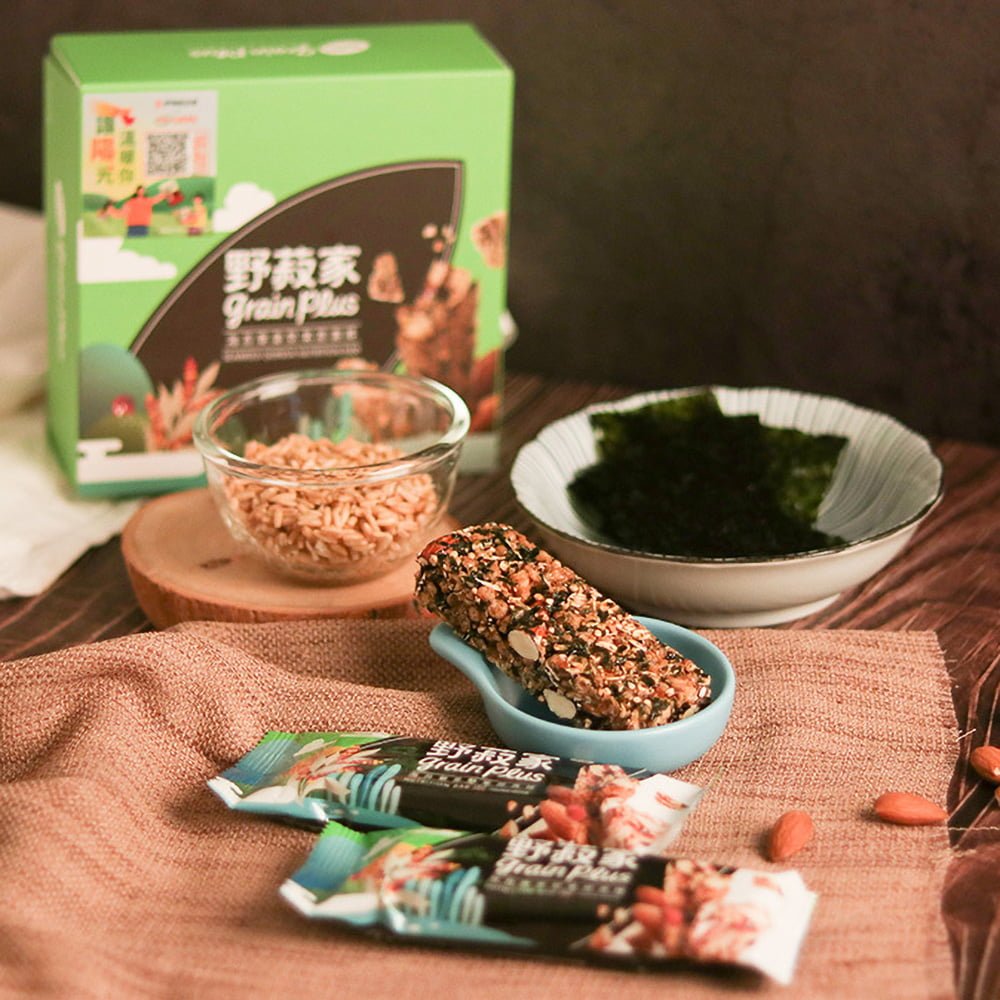 【野菽家】堅果營養棒_蔓越莓/蜂蜜檸檬/海苔藜麥(7條/盒) 11 06 nuts nutrition bar grain plus